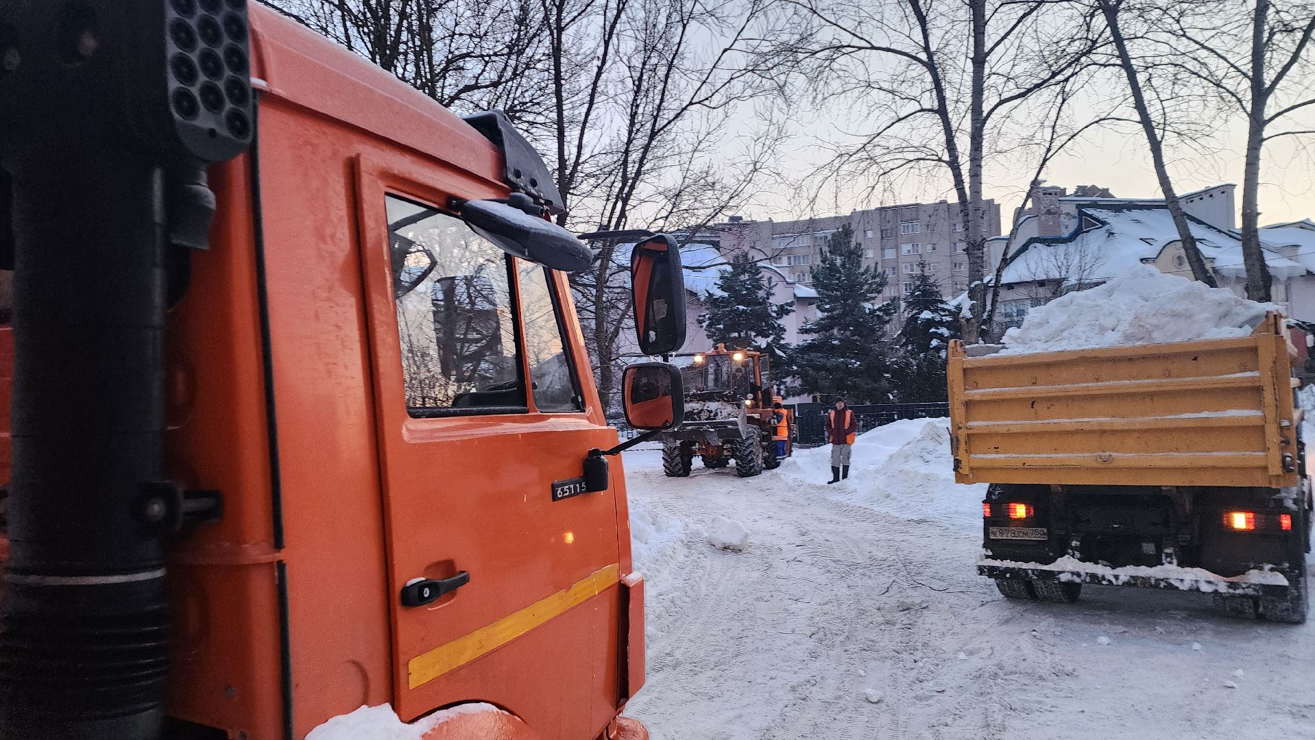 Подмосковье, Городской округ Пушкинский, Ивантеевка, городское хозяйство ивантеевка, Вывоз снега, ЖКХ,