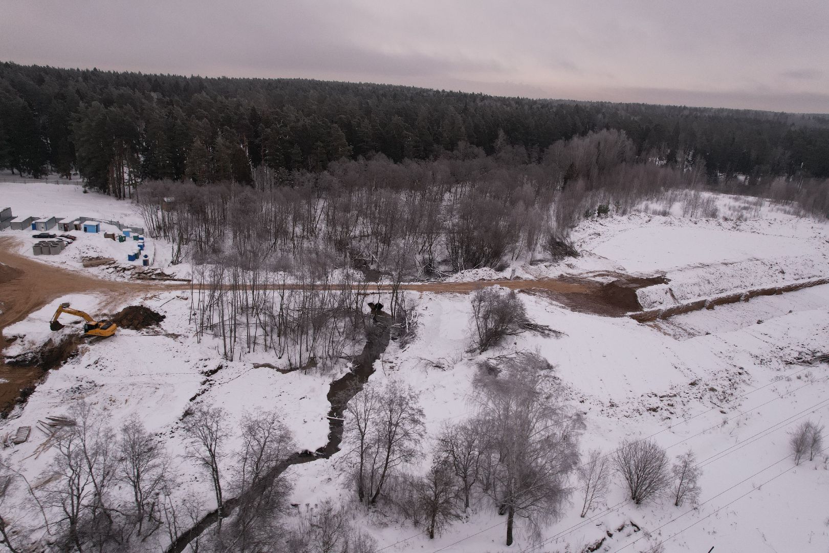 видео с коптера, дорога, истра,