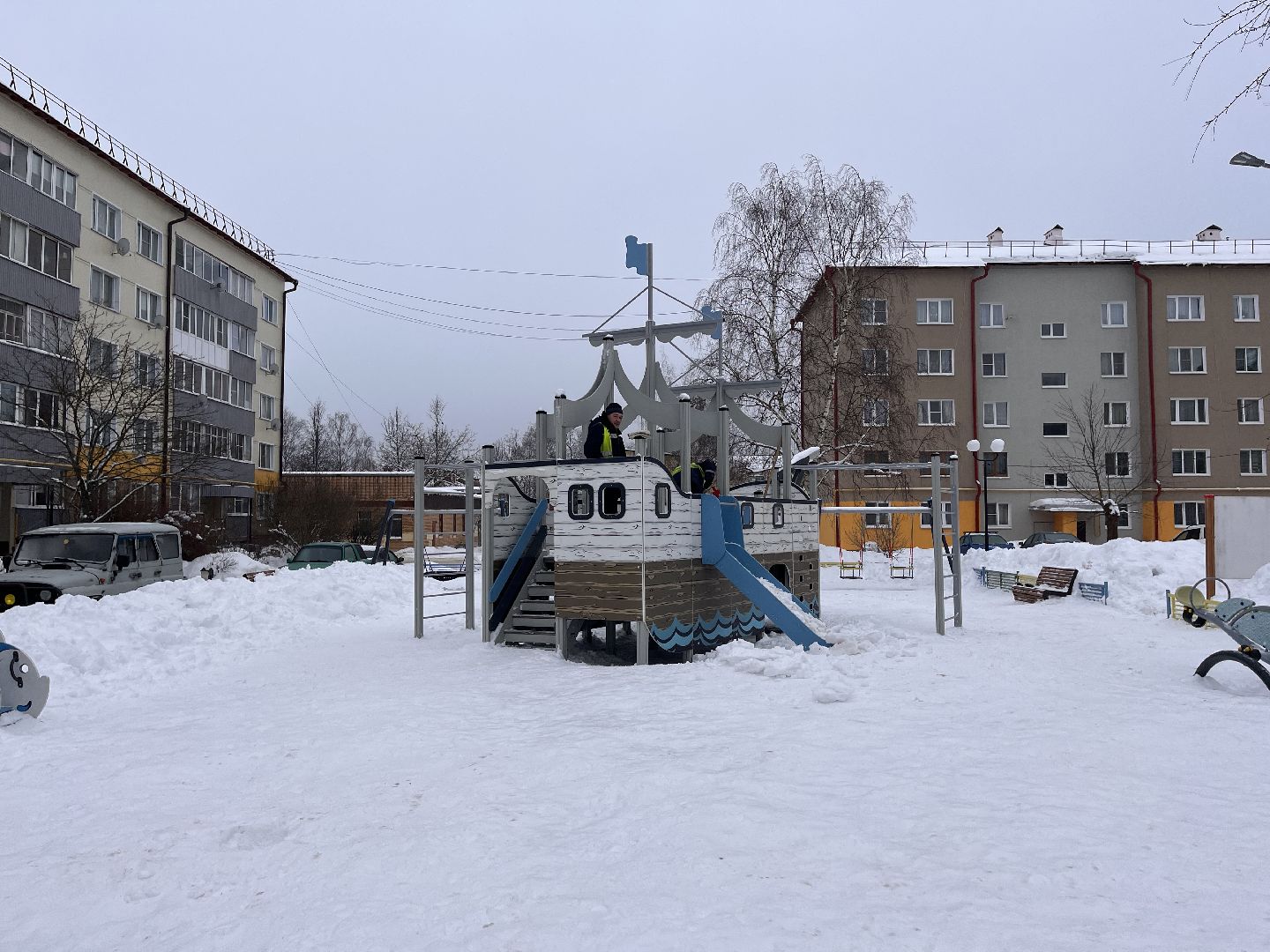 шаховская, снег, комунальная техника,