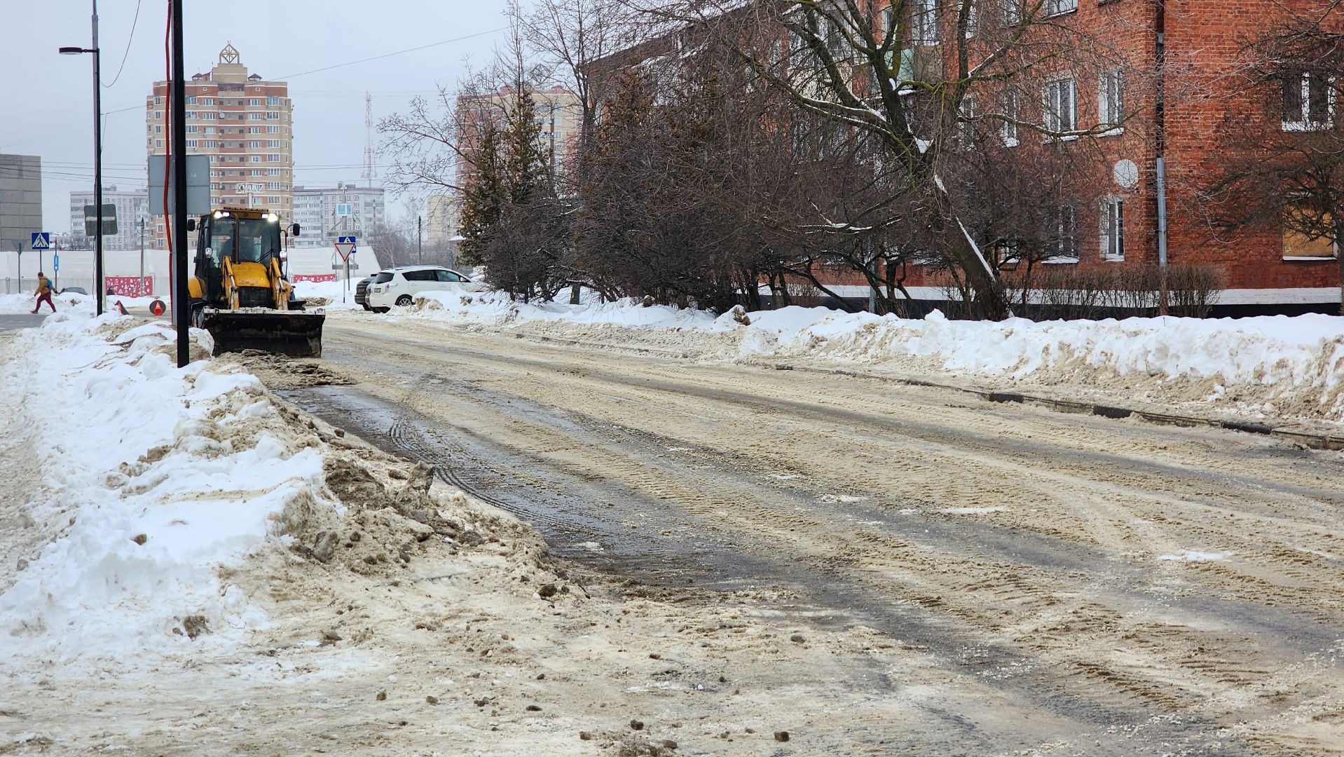 Ступино, благоустройство, уборка улиц от снега ступино,