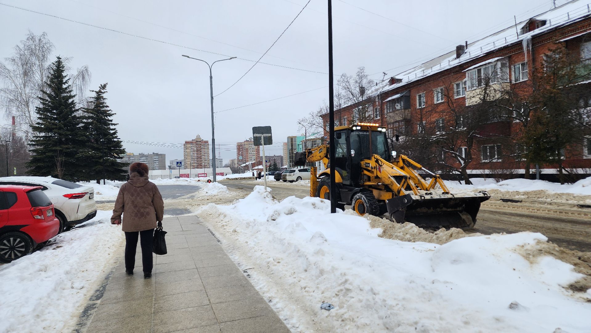 Ступино, благоустройство, уборка улиц от снега ступино,