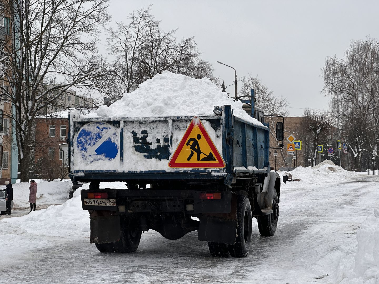 Клин, общество, ЖКХ, уборка дорог, снег,