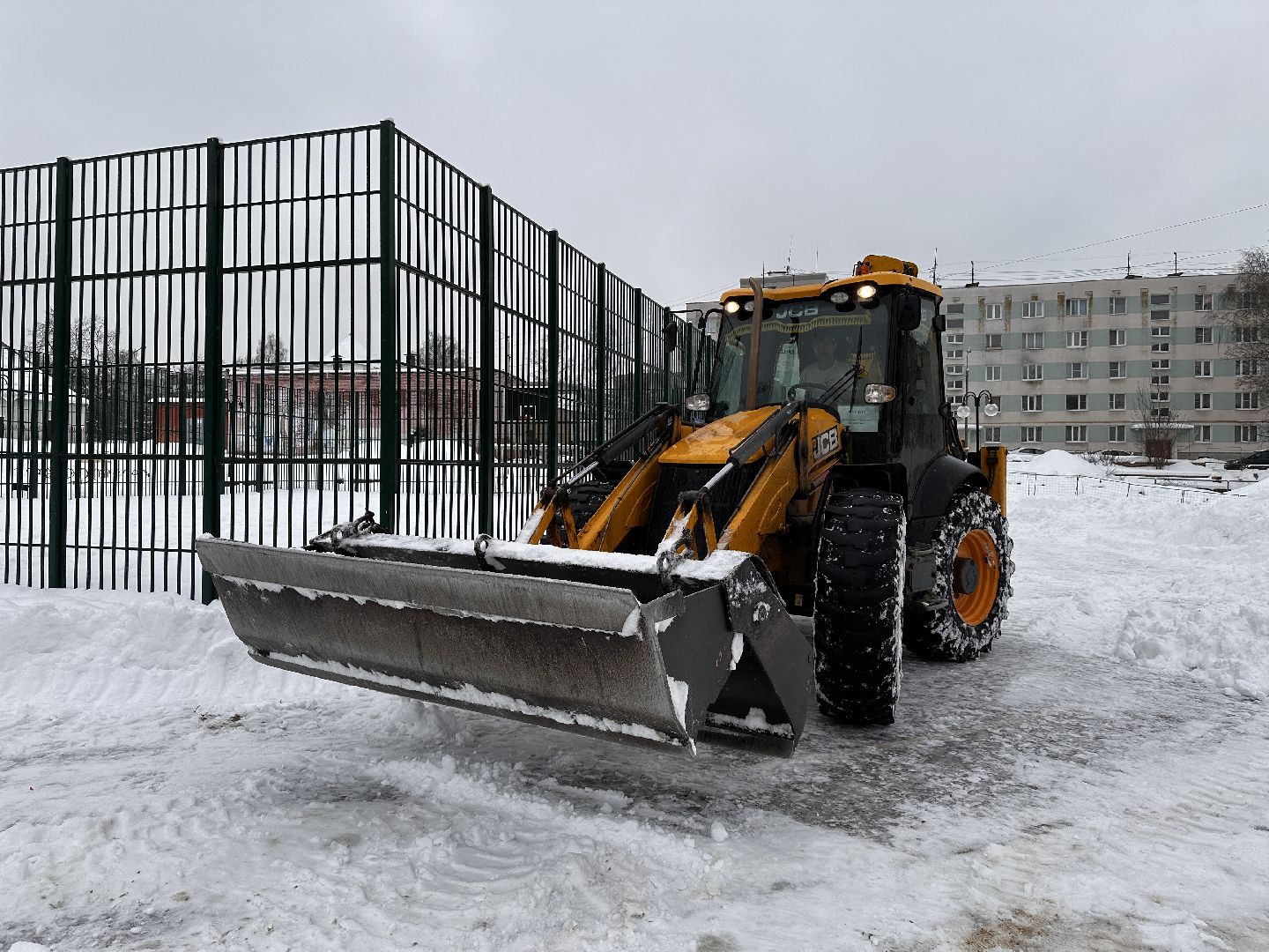 Клин, общество, ЖКХ, уборка дорог, снег,