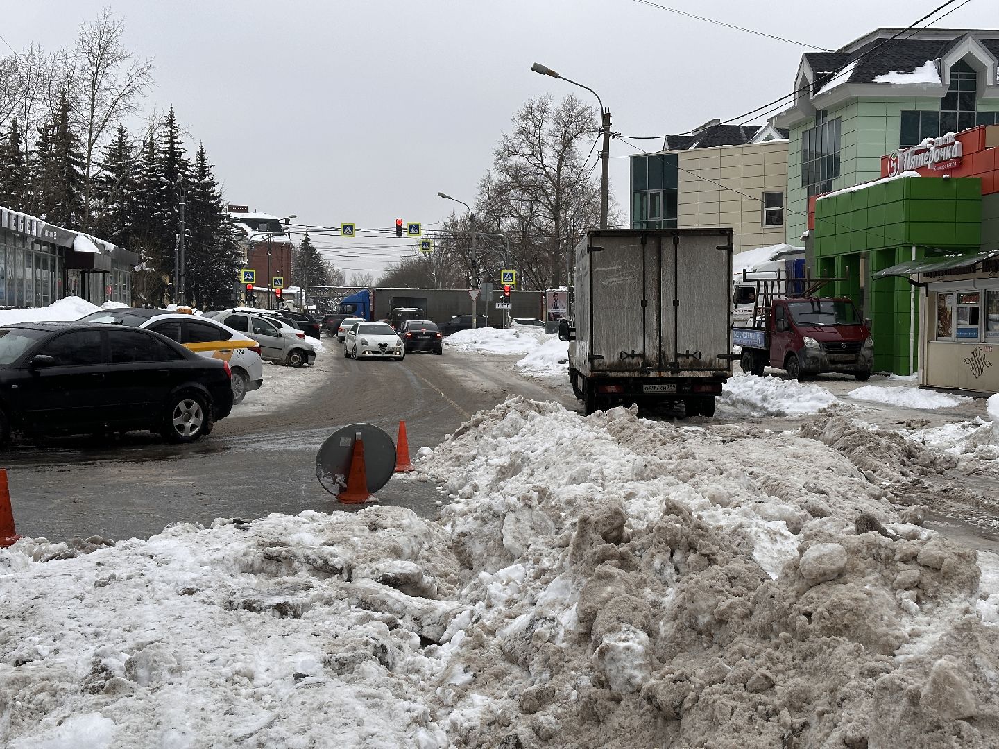 Клин, общество, снег, уборка дорог, ЖКХ,