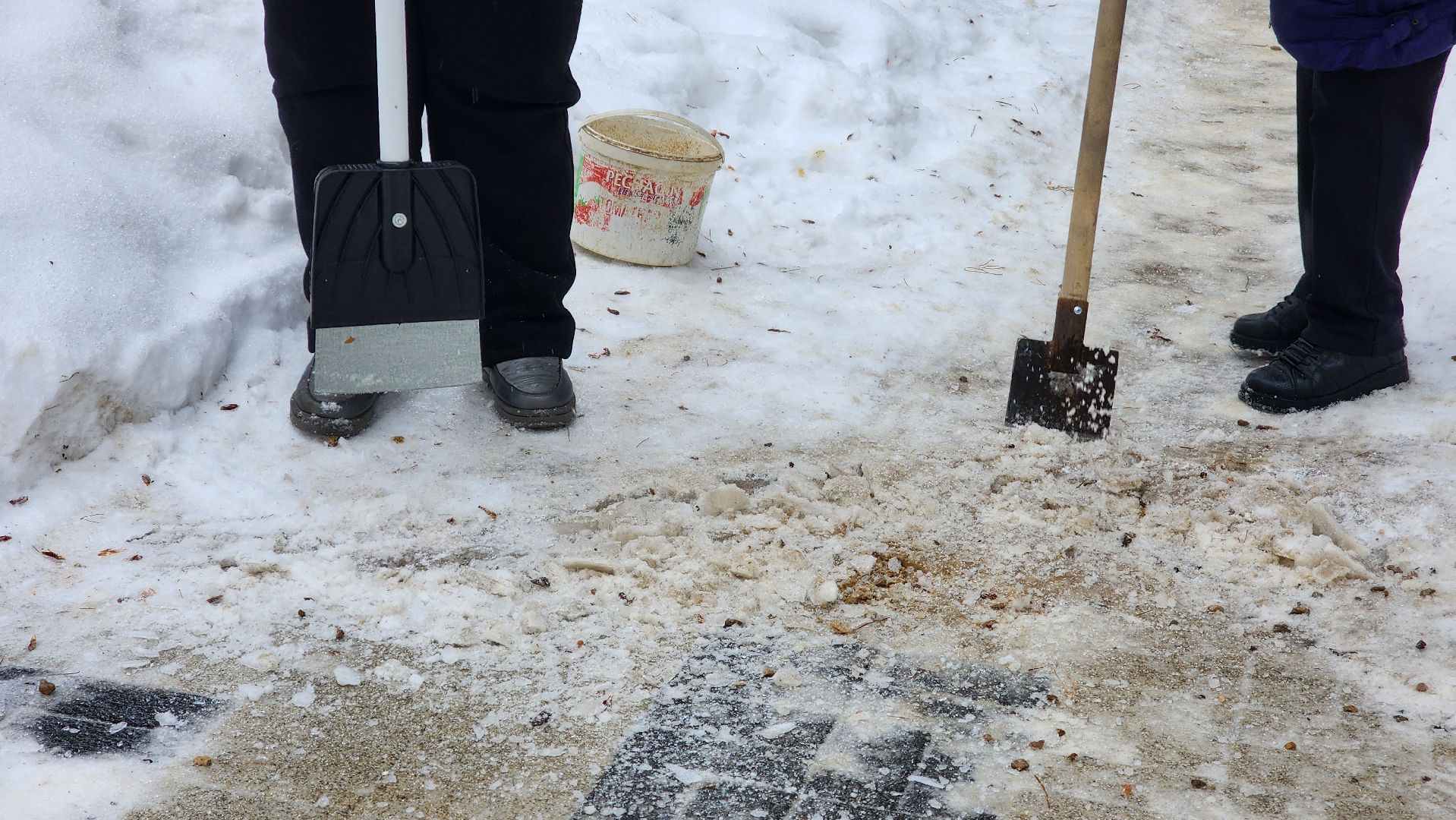благоуйстройство, ледяной дождь, устранение последствий, протвино, зима,