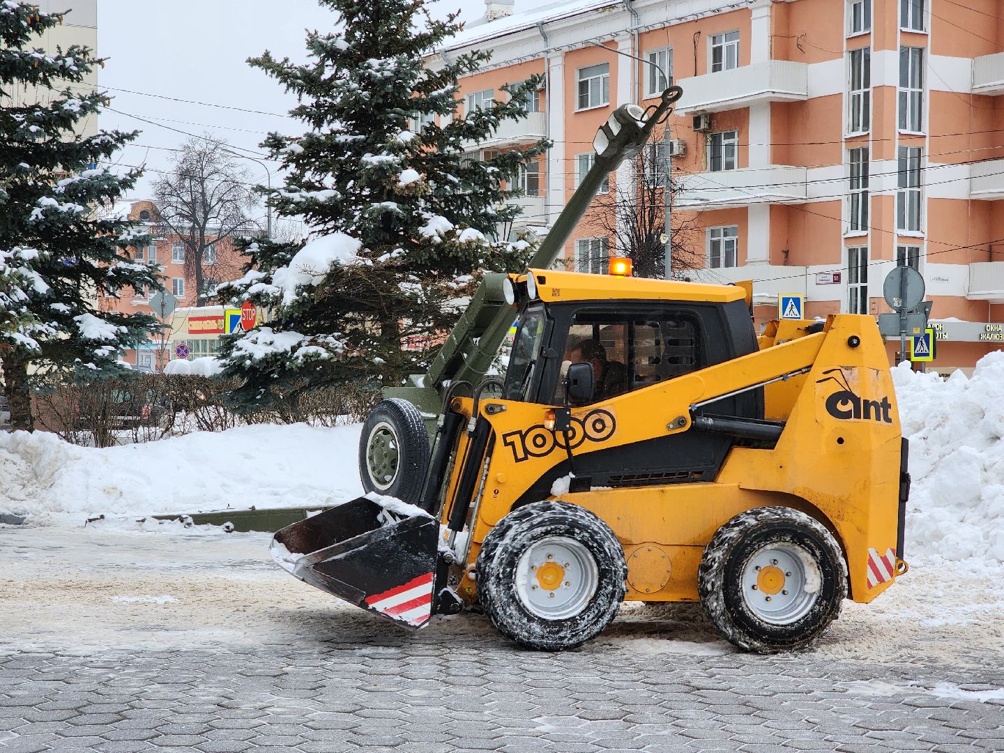 уборка снега, коммунальные службы, погода, Ногинск, Богородский городской округ,