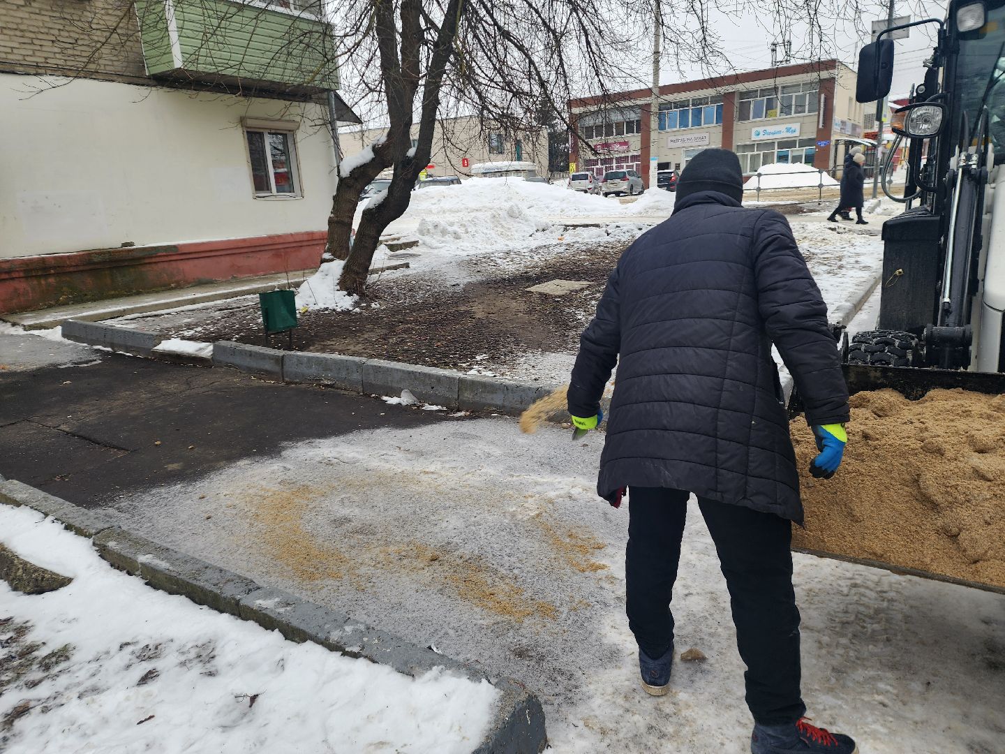 шатура, ледяной дождь, гололед, гололедица, жкх, наш дом шатура,