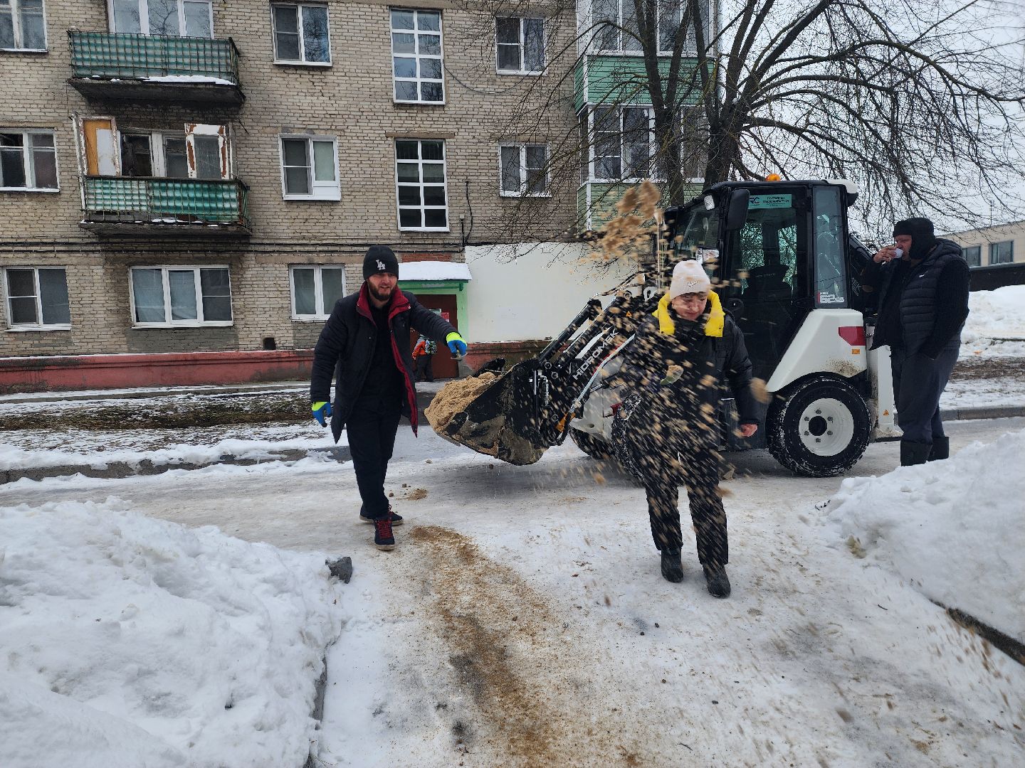 шатура, ледяной дождь, гололед, гололедица, жкх, наш дом шатура,