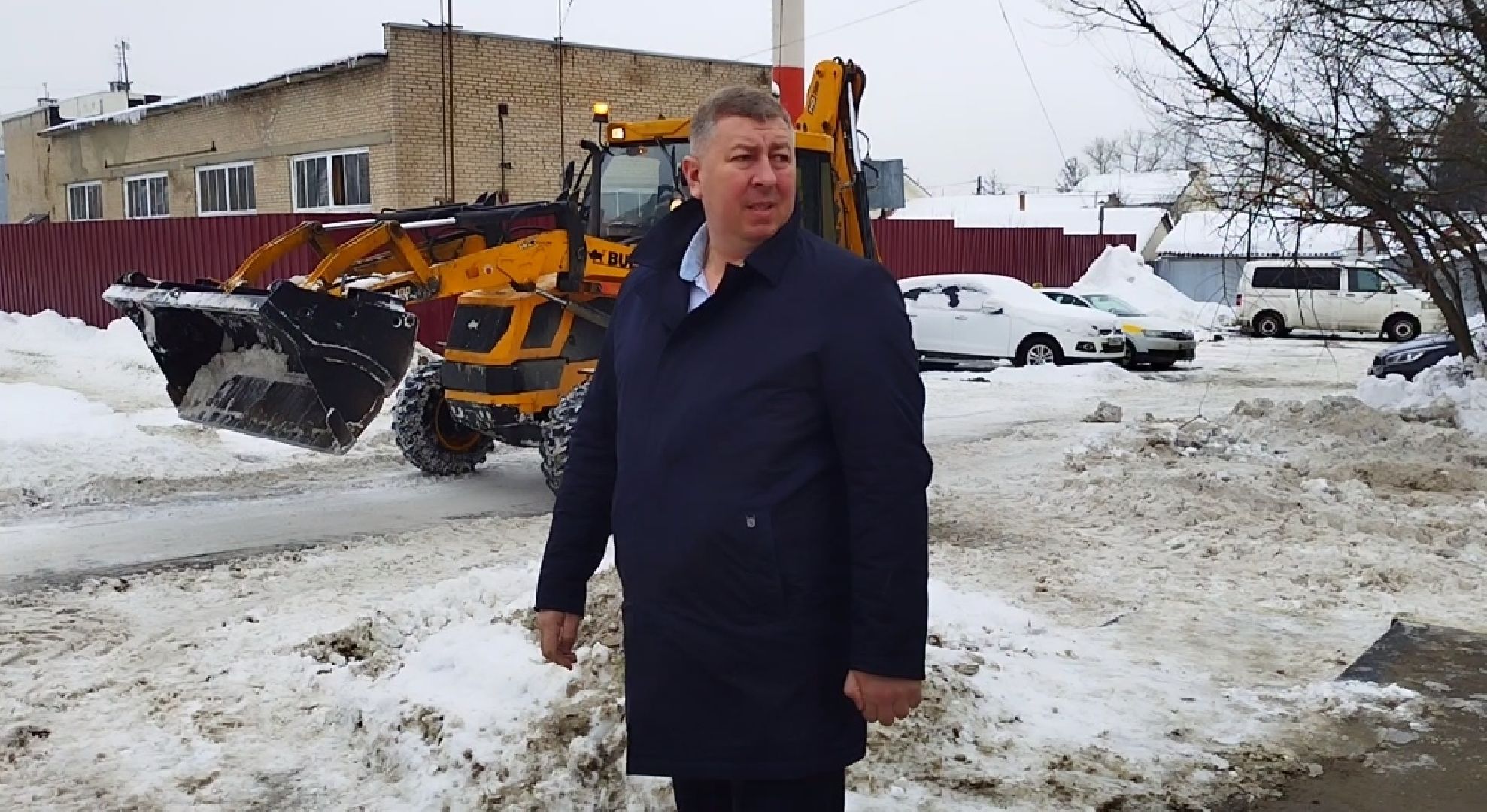 Бронницы, дороги, Уборка снега,