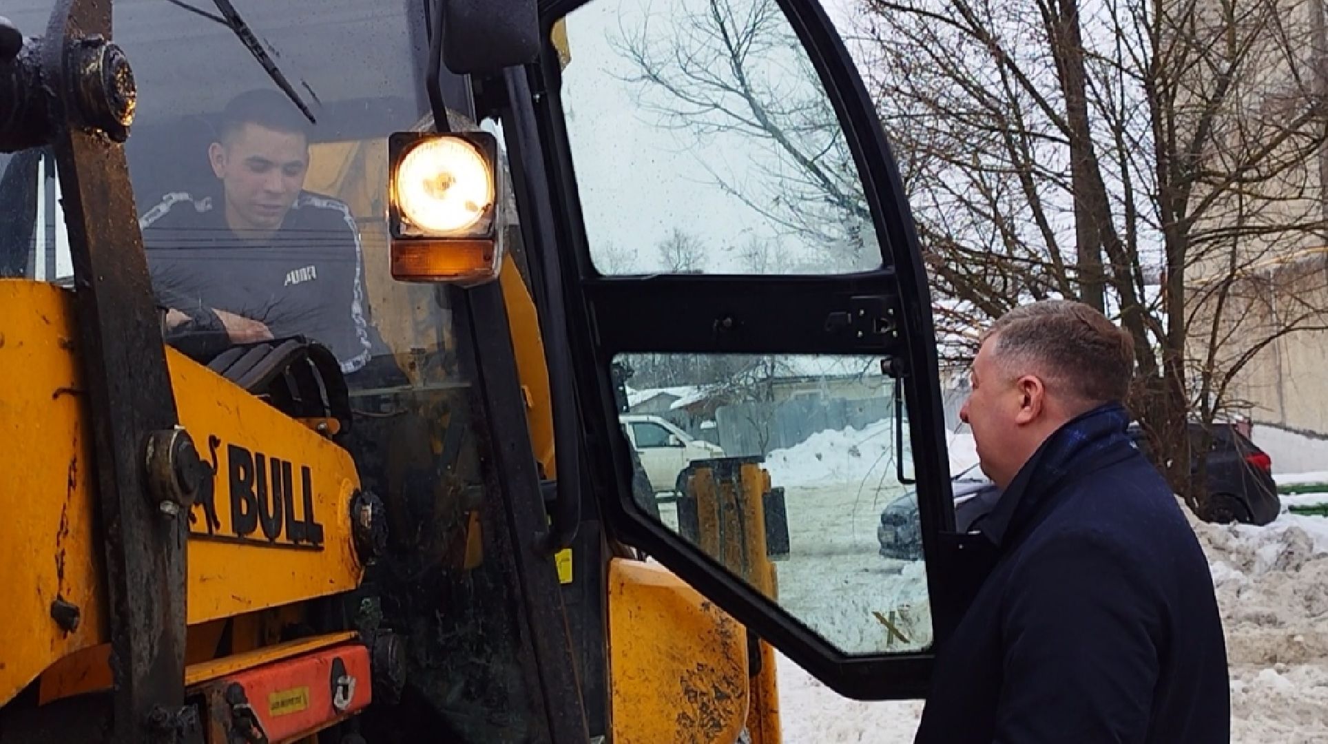 Бронницы, дороги, Уборка снега,