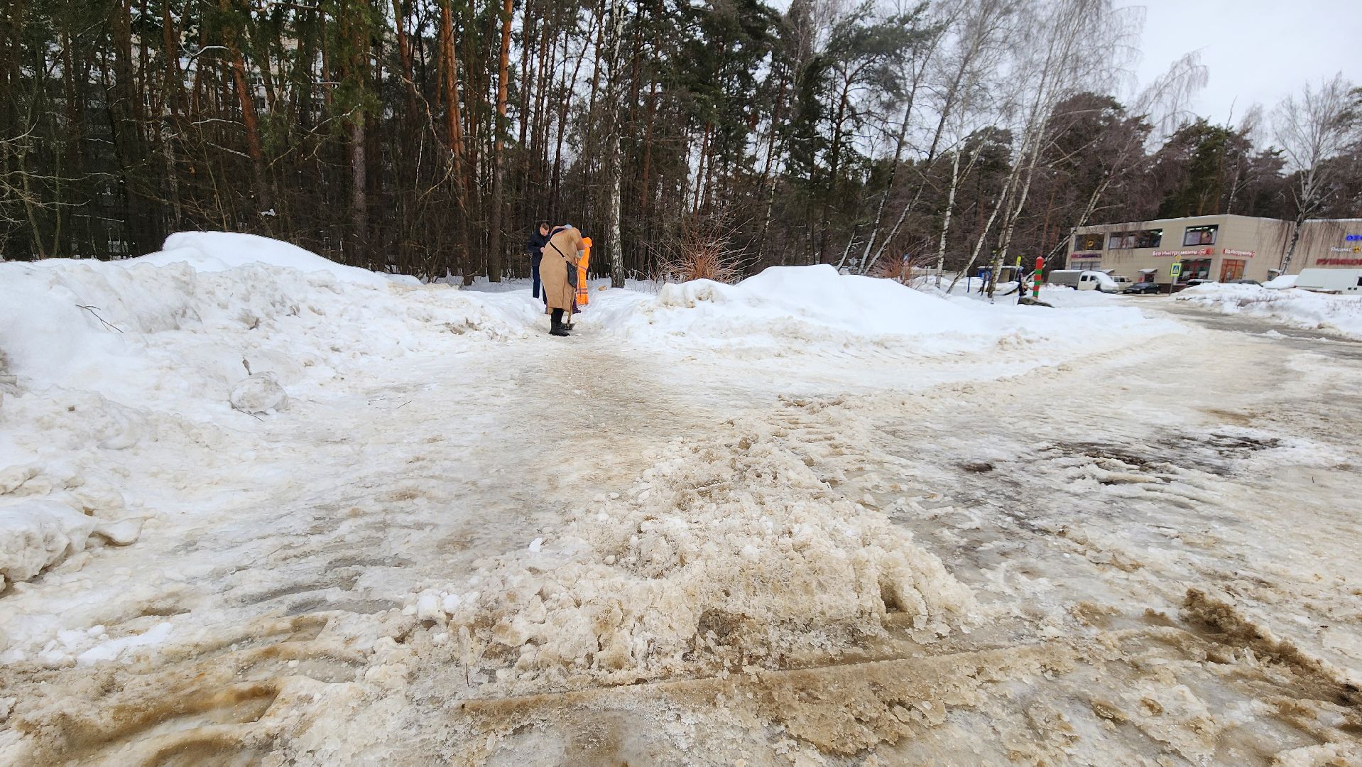 благоуйстройство, протвино, ледяной дождь, уборка снега, стихия,