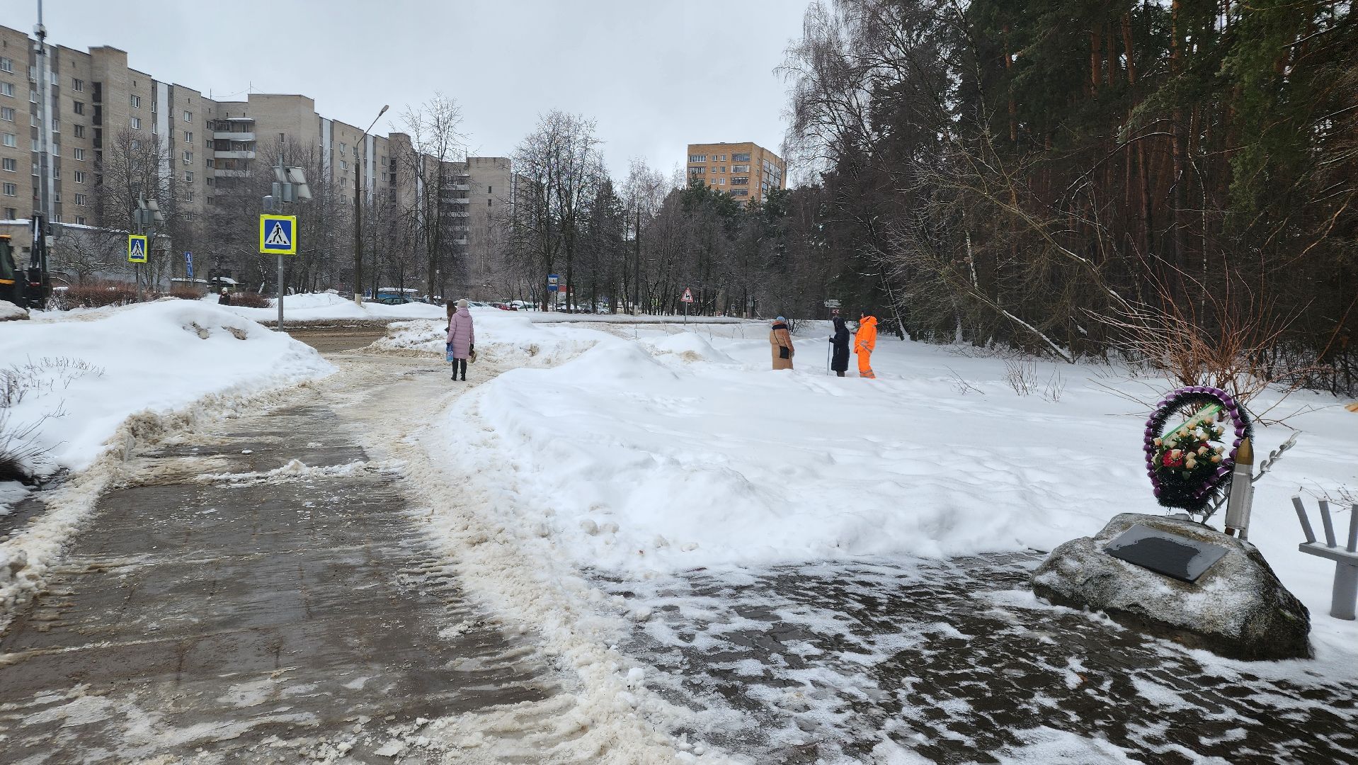 благоуйстройство, протвино, ледяной дождь, уборка снега, стихия,