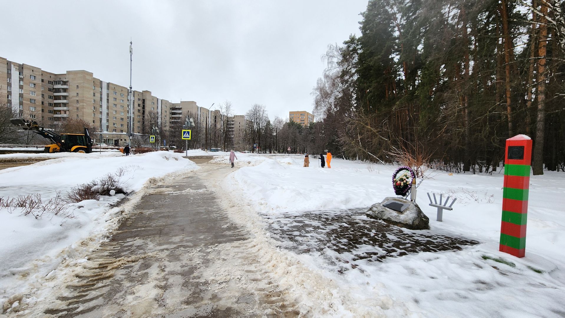 благоуйстройство, протвино, ледяной дождь, уборка снега, стихия,