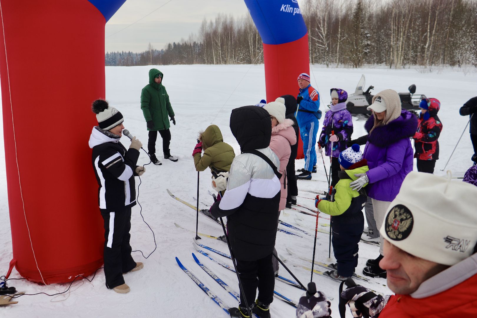 Клин, общество, спорт, дети, лыжня,