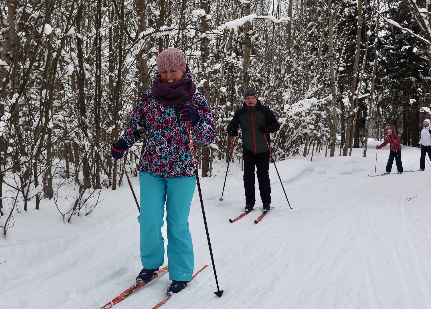 Клин, общество, спорт, дети, лыжня,