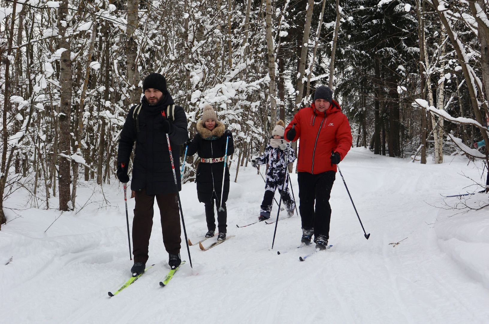 Клин, общество, спорт, дети, лыжня,