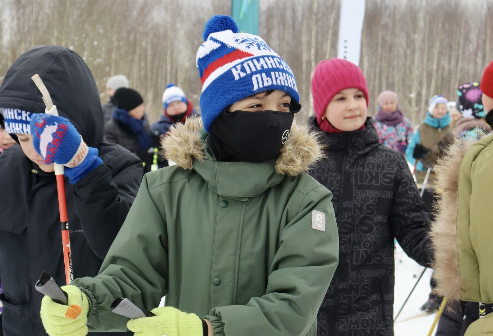 Клин, общество, спорт, дети, лыжня,