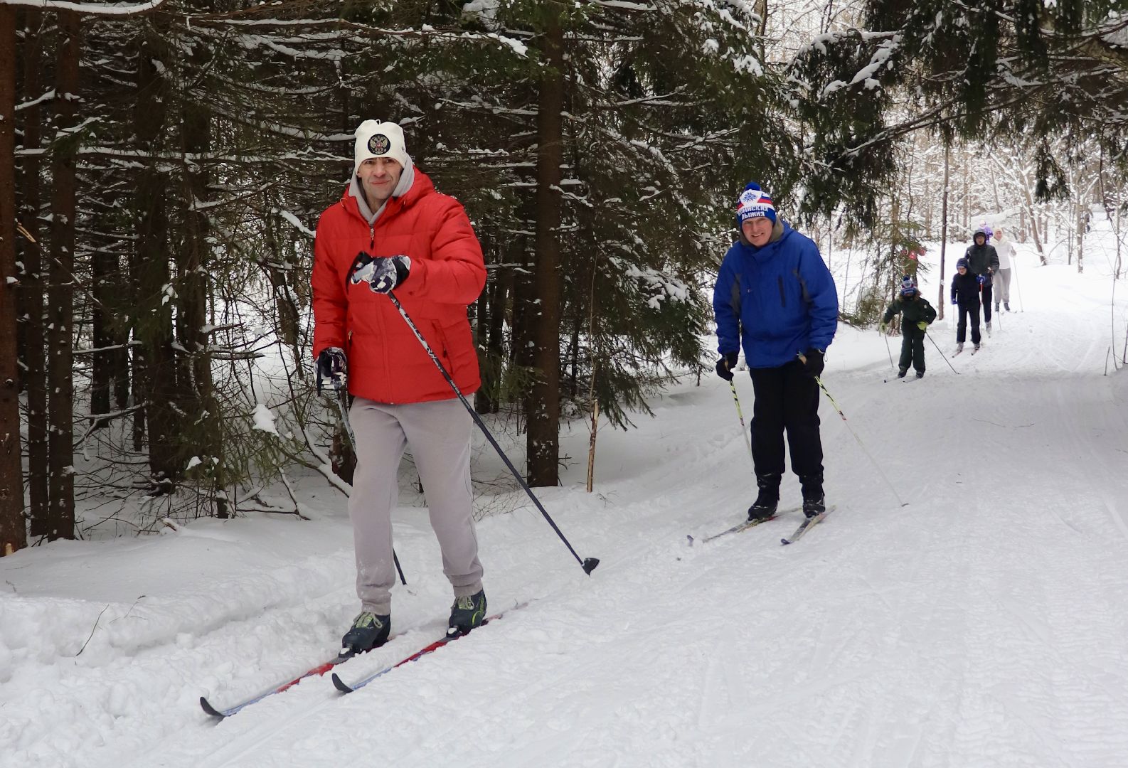 Клин, общество, спорт, дети, лыжня,