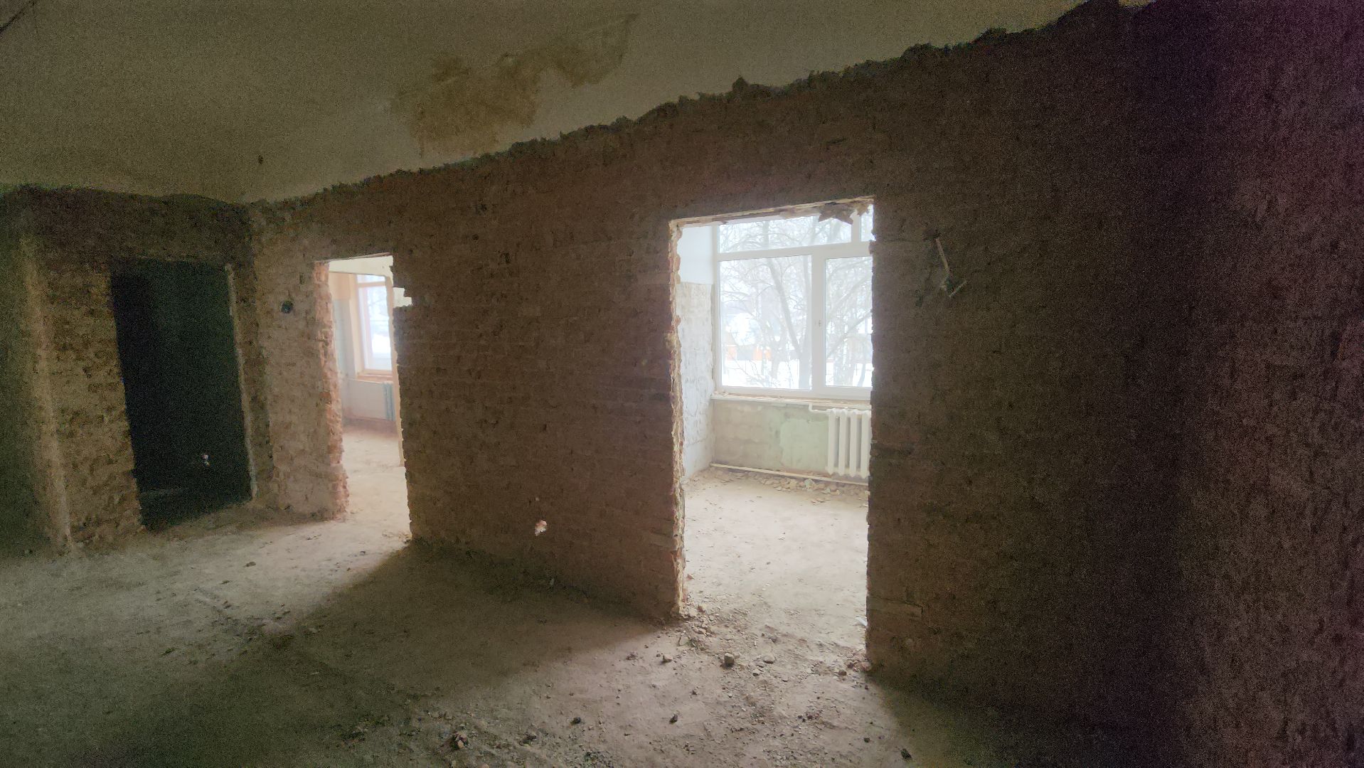 серпухов, школа 11, капитальный ремонт, образование, улица центральная, демонтажные работы,