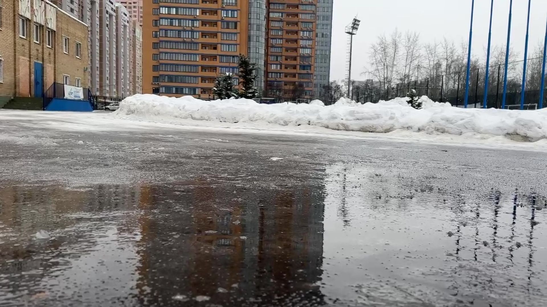 Реутов, ЖКХ, гололед, аварии, снег,