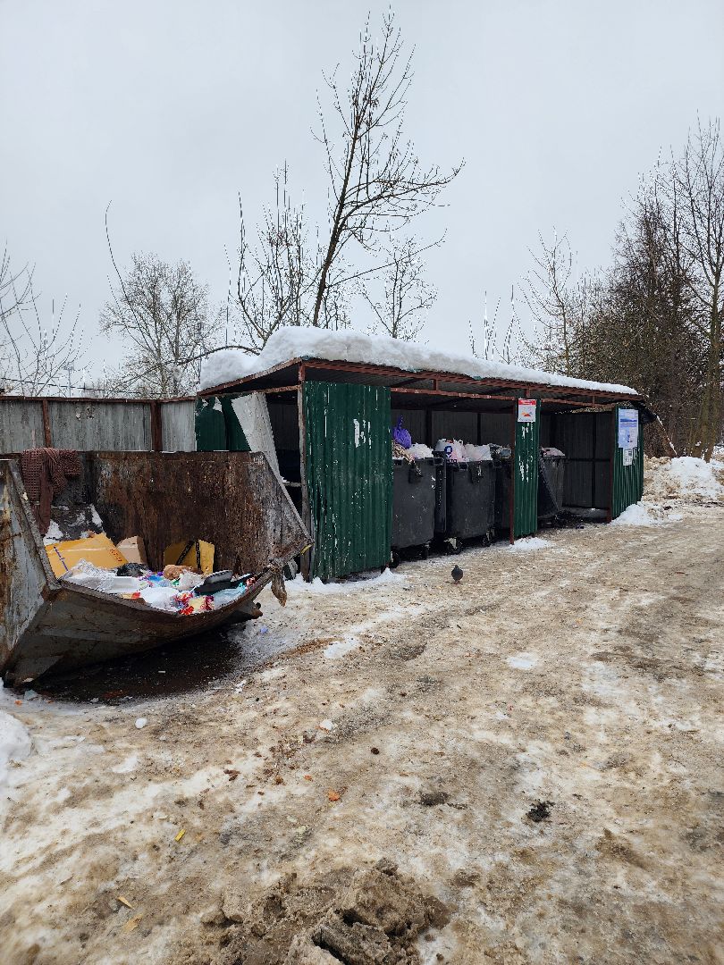 контейнерные площадки, дорожные знаки,