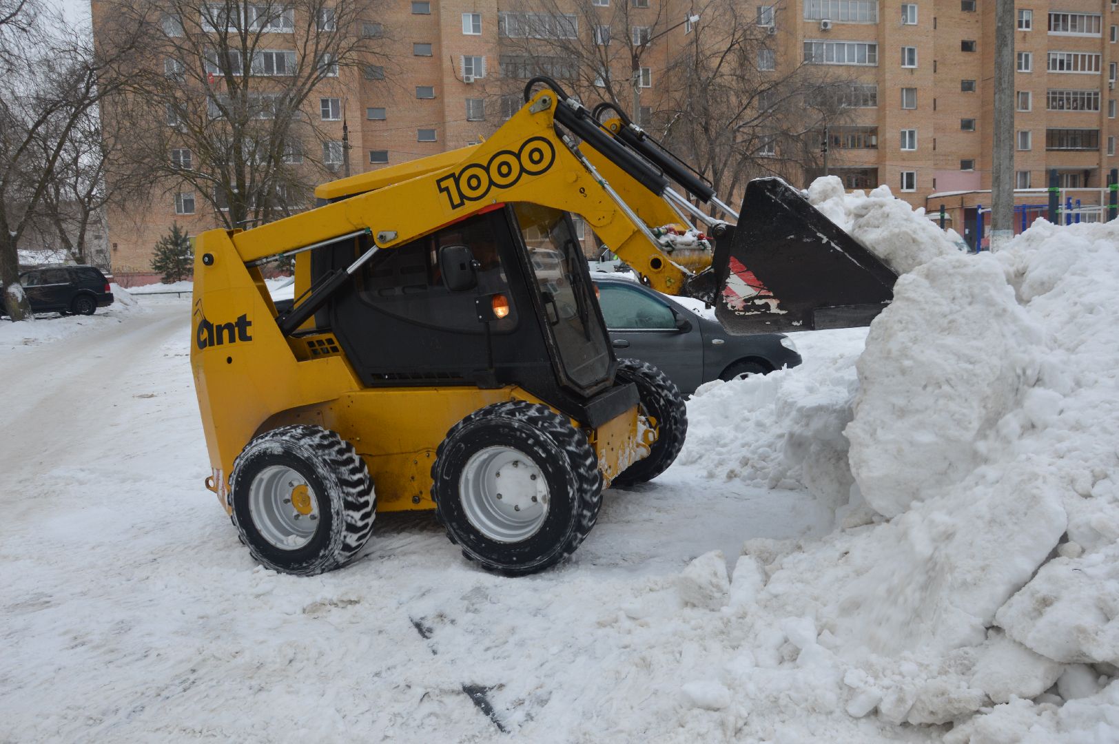шатура, жкх подмосковье, уборка снега, дворовая территория, полигон,