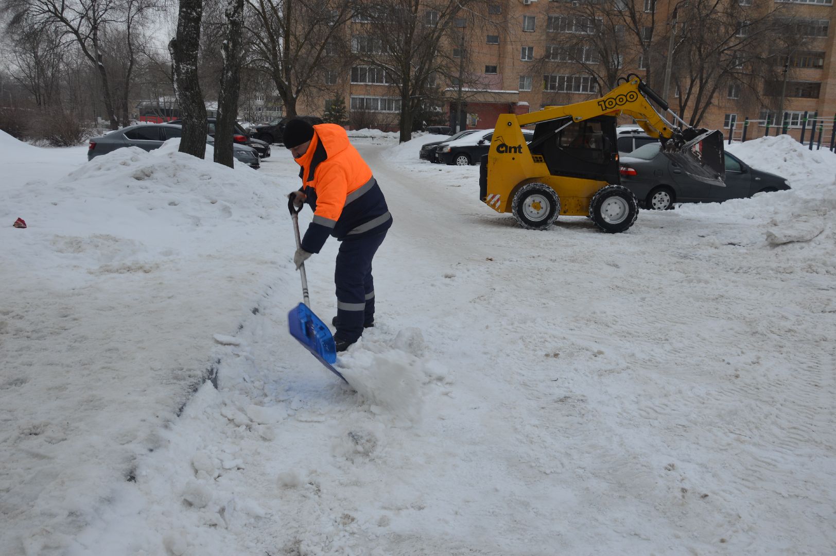 шатура, жкх подмосковье, уборка снега, дворовая территория, полигон,