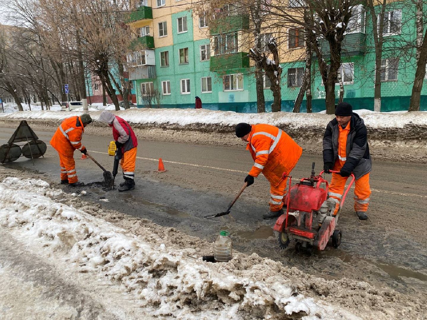 чехов, жкх, ремонт дорог, ямочный ремонт, благоуйстройство,