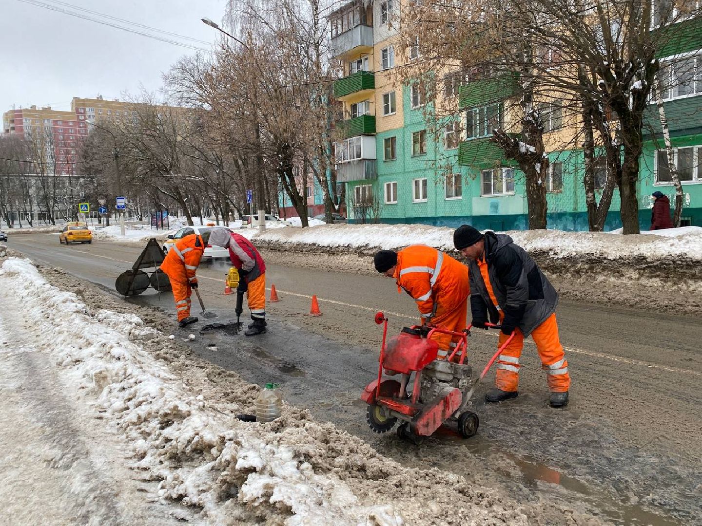 чехов, жкх, ремонт дорог, ямочный ремонт, благоуйстройство,