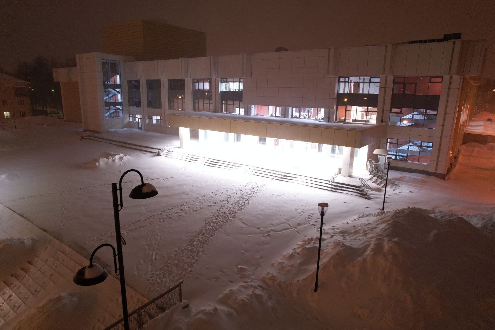 видео с коптера, ДК, Домодедово