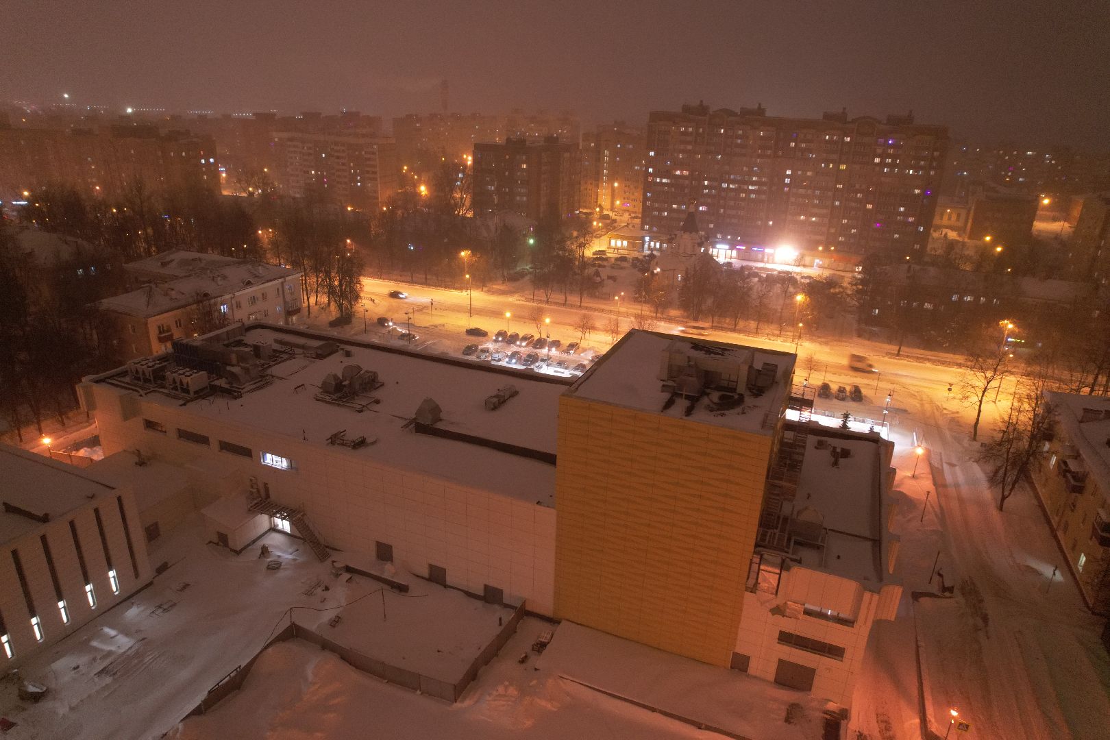 видео с коптера, ДК, Домодедово