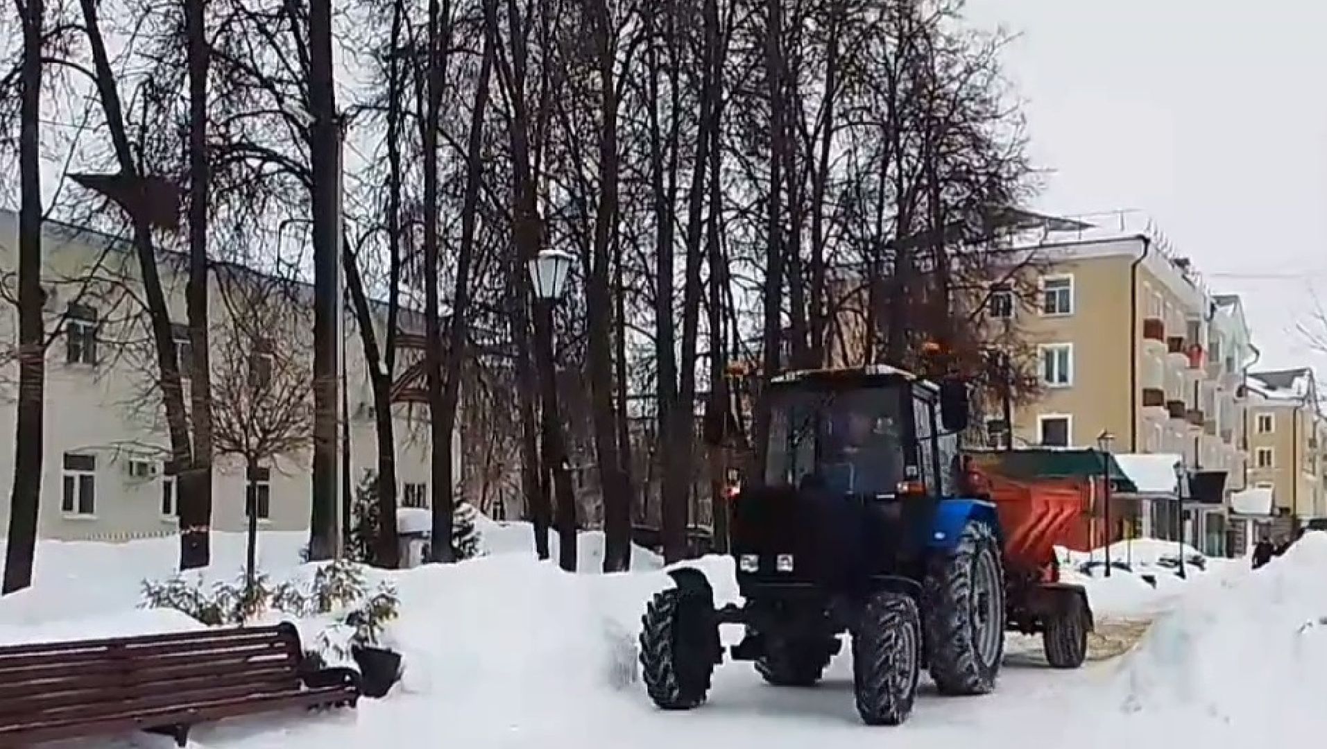 жкх, обработка дорог, ледяной дождь, Лосино-Петровский,