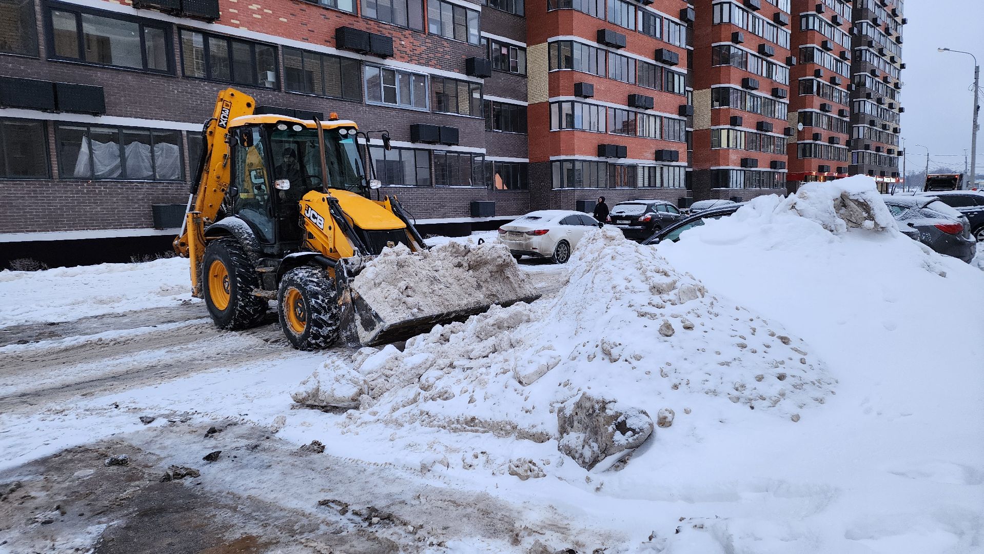 жкх, обработка дорог, ледяной дождь, Лосино-Петровский,
