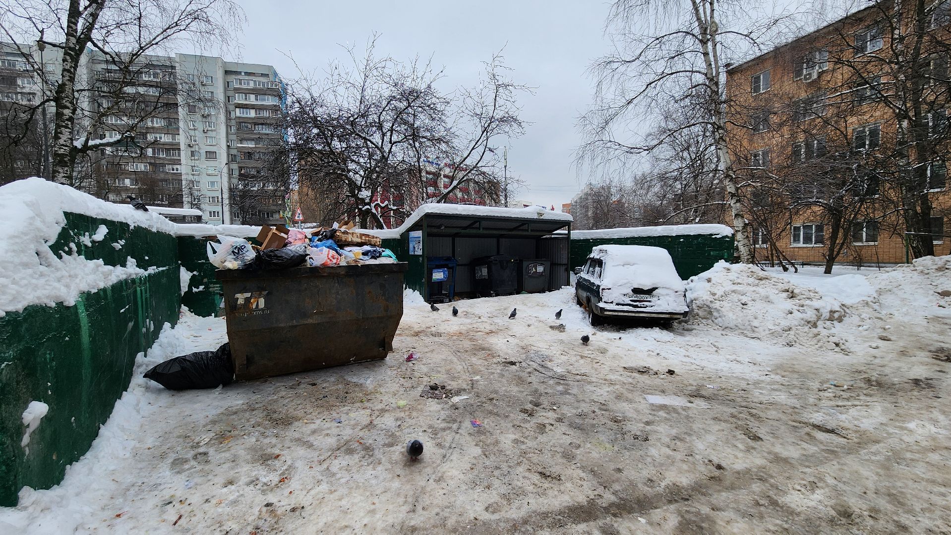 Одинцово, Жкх, Тко, Мусор, контейнер, контейнерная площадка,