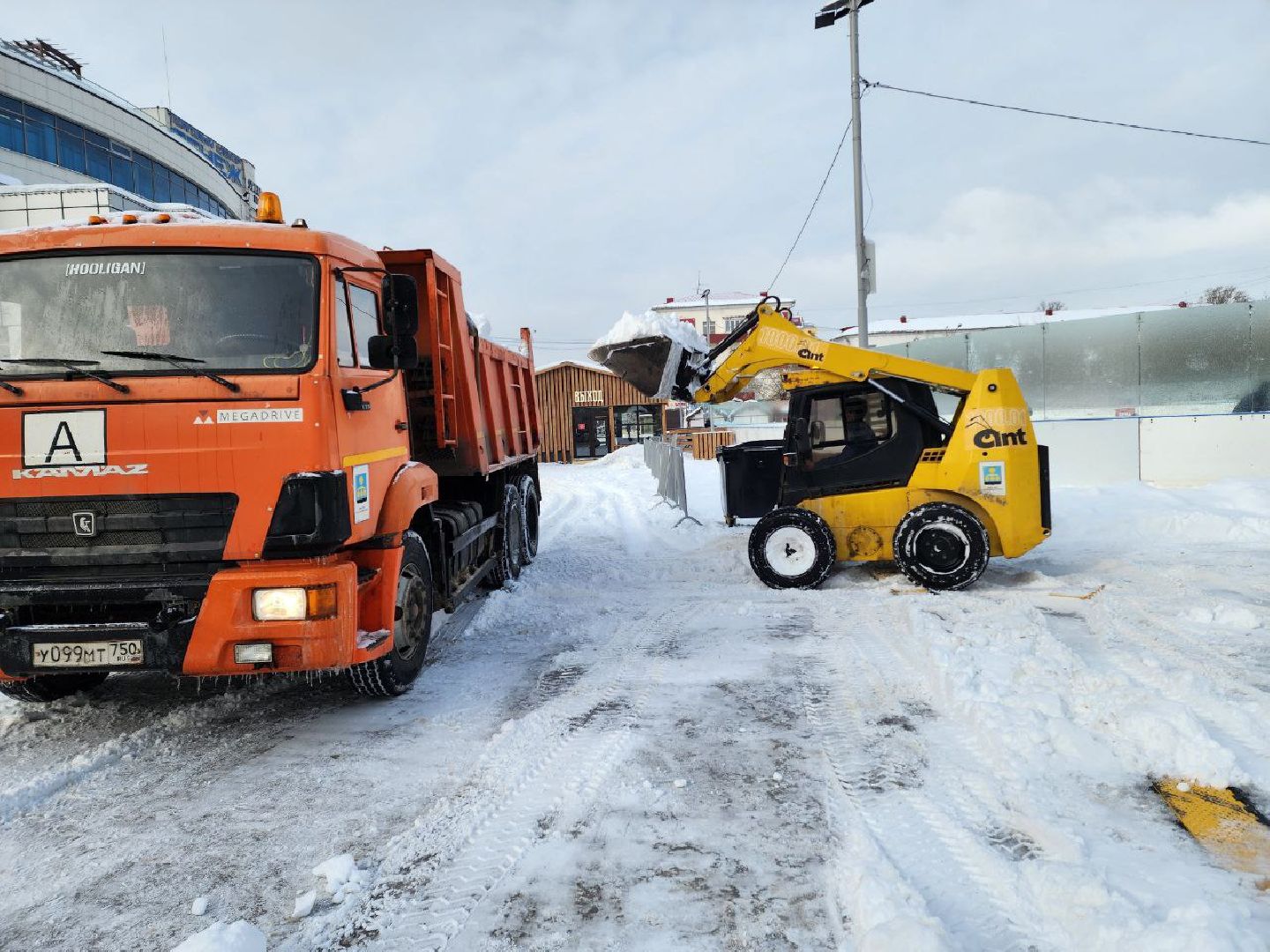 Солнечногорск, уборка дорог, снег и наледь, Техника, ледяной дождь,