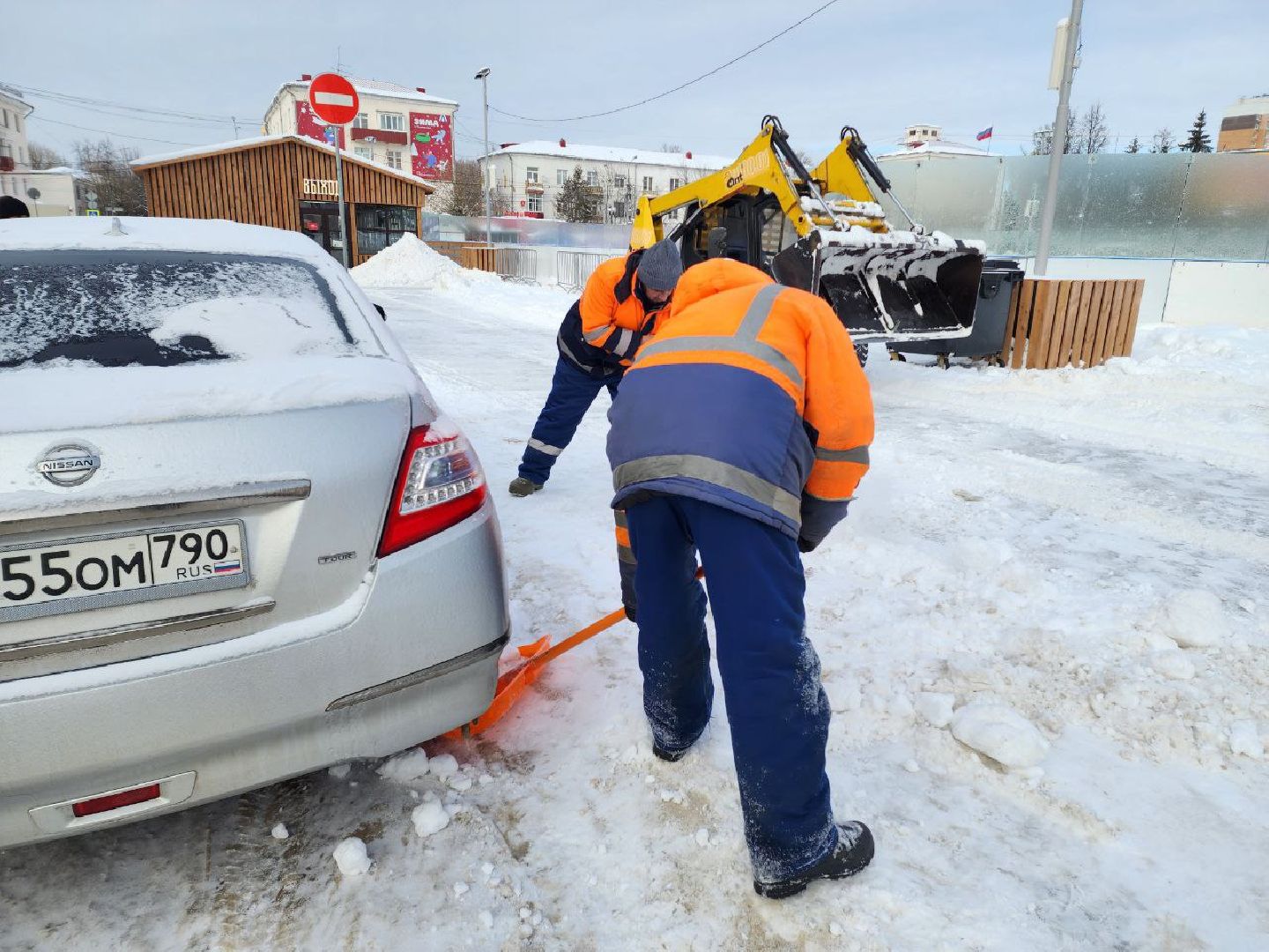 Солнечногорск, уборка дорог, снег и наледь, Техника, ледяной дождь,