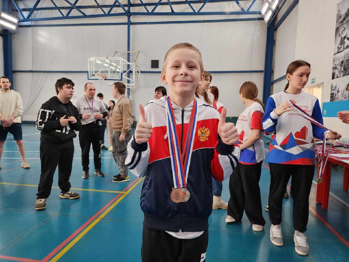 можайск, можайский городской округ, подмосковье, спартакиада, спорт, лица с ОВЗ, соревнования, дворец спорта, дети, команды, медали, победители,