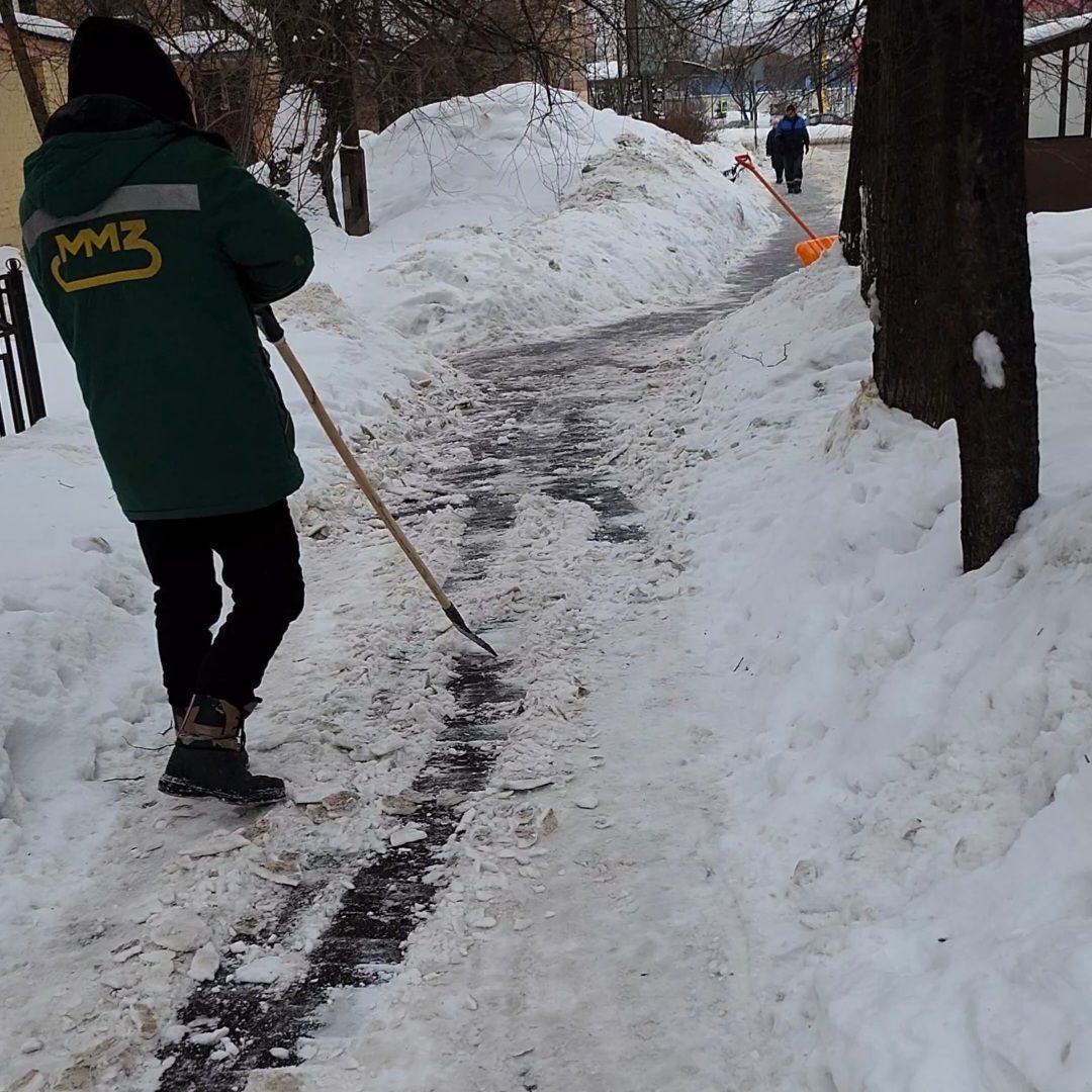мытищи, жкх, Гололед, Уборка льда, коммунальные службы,