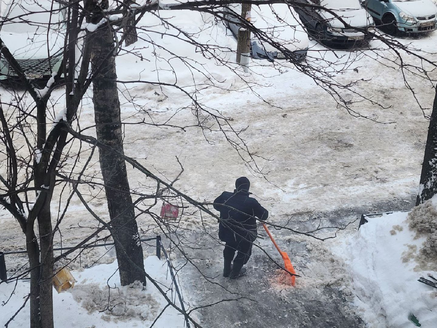 мытищи, жкх, Гололед, Уборка льда, коммунальные службы,