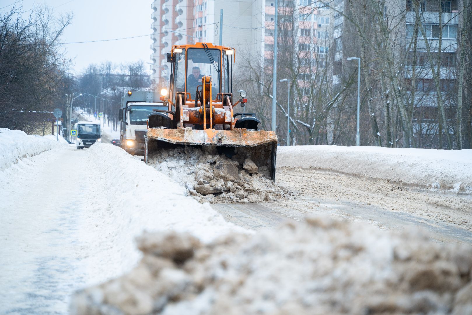 лыткарино, жкх, очистка, снег,
