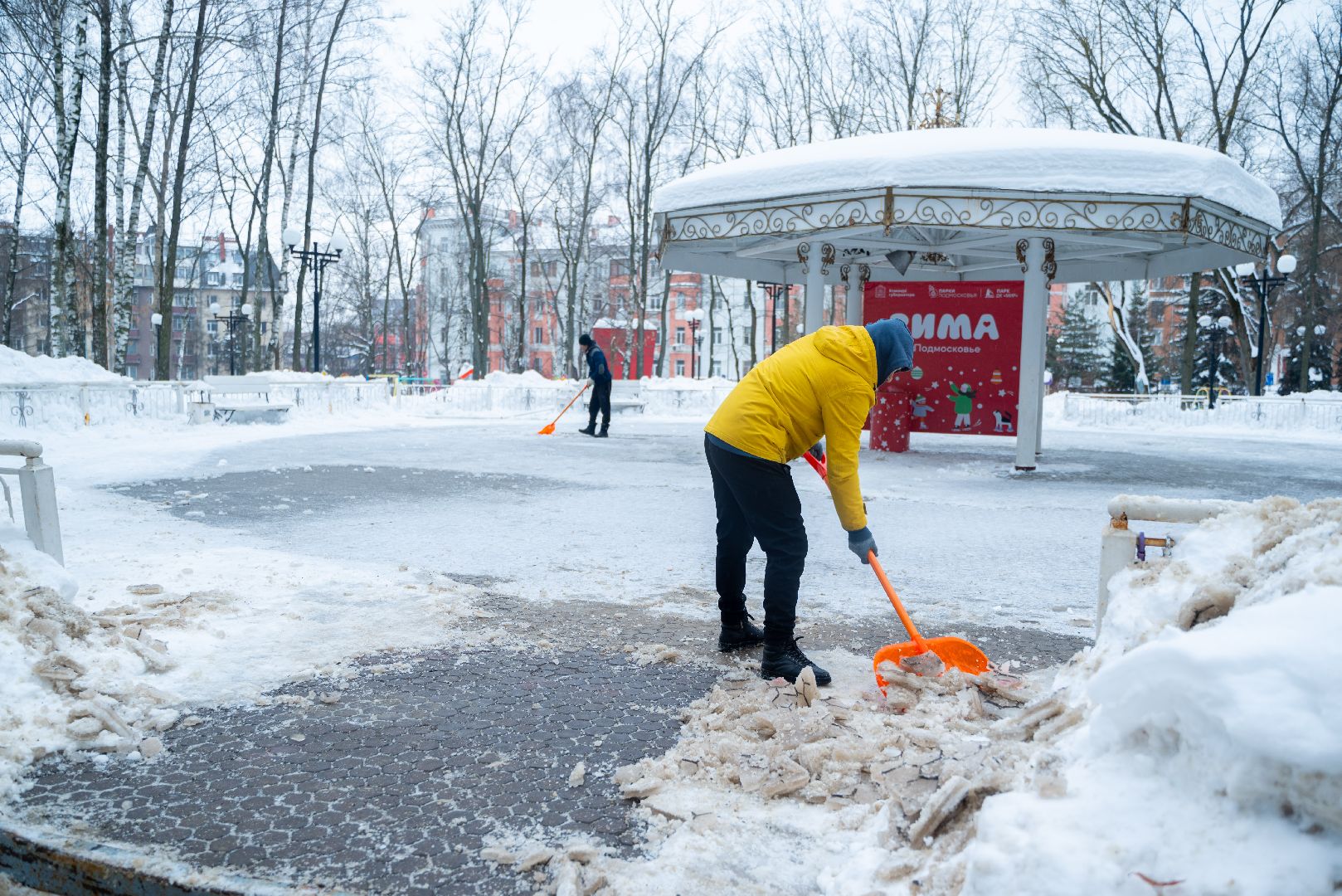 лыткарино, жкх, очистка, снег,