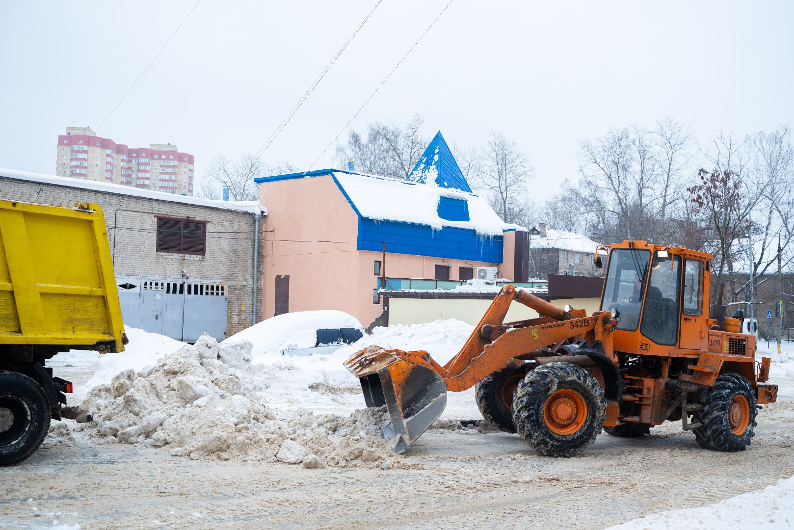 лыткарино, жкх, очистка, снег,