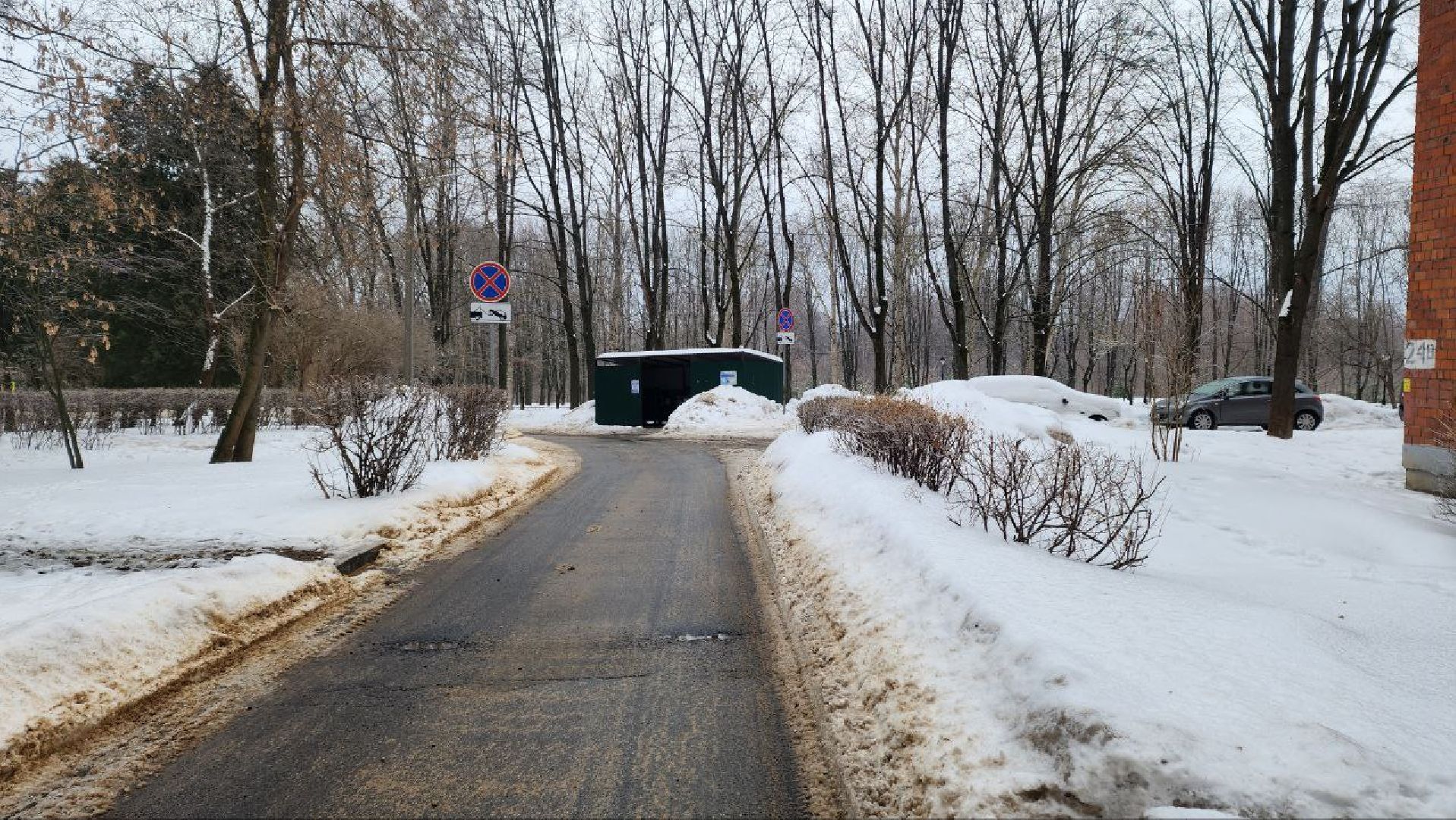 пущино, знаки запрета парковки,