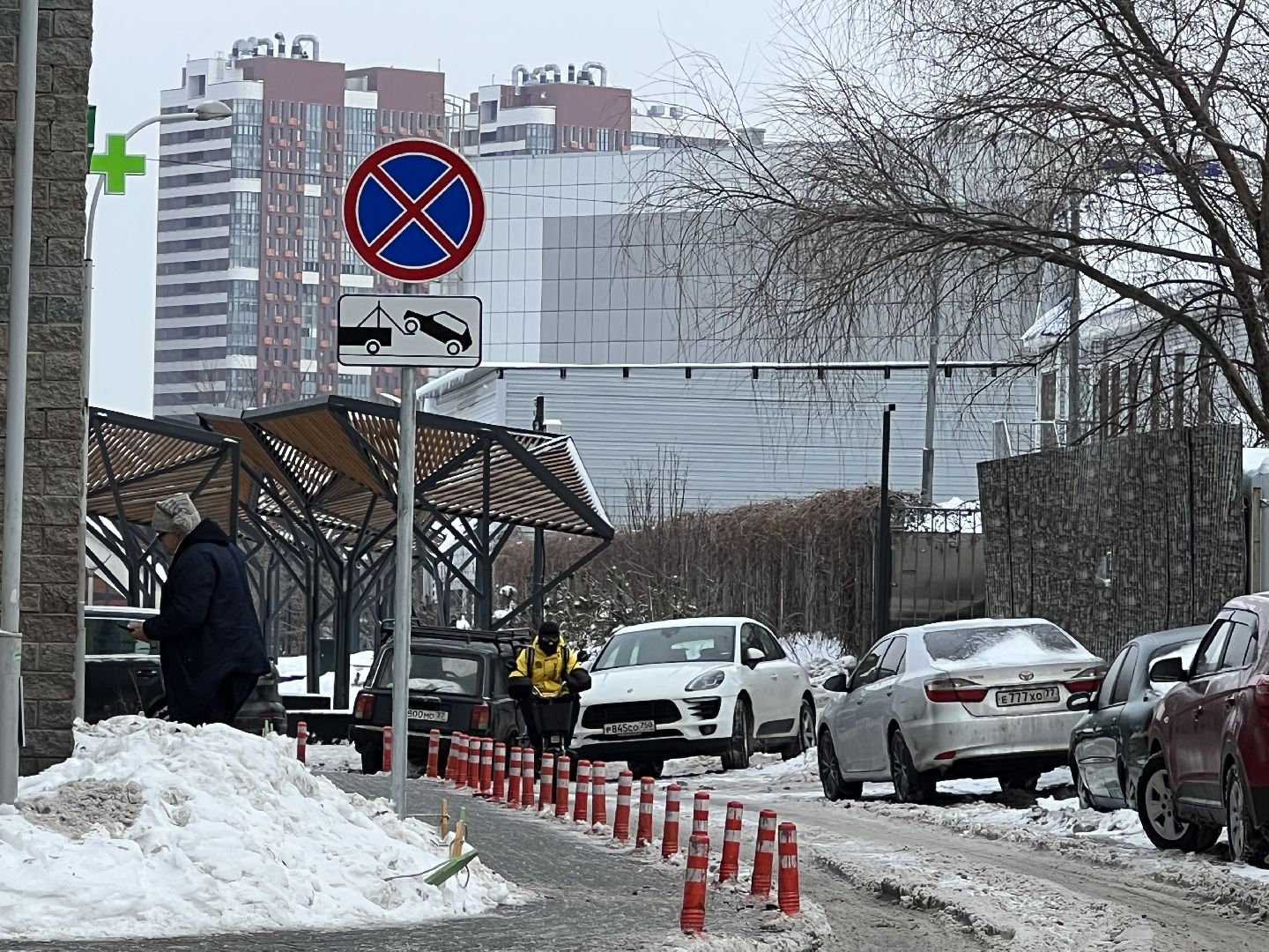химки, дорожные знаки, дорожные знаки во дворах, мусорные площадки, контейнерные площадки,