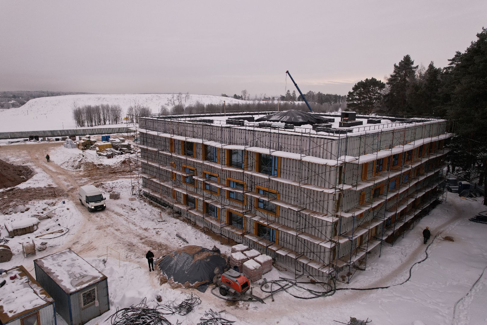 видео с коптера, лицей, долгих,