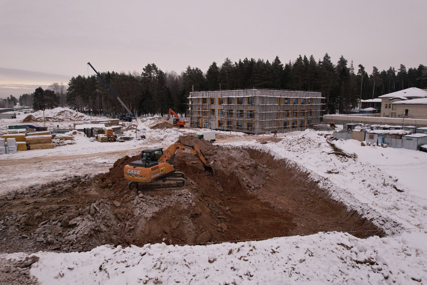 видео с коптера, лицей, долгих,