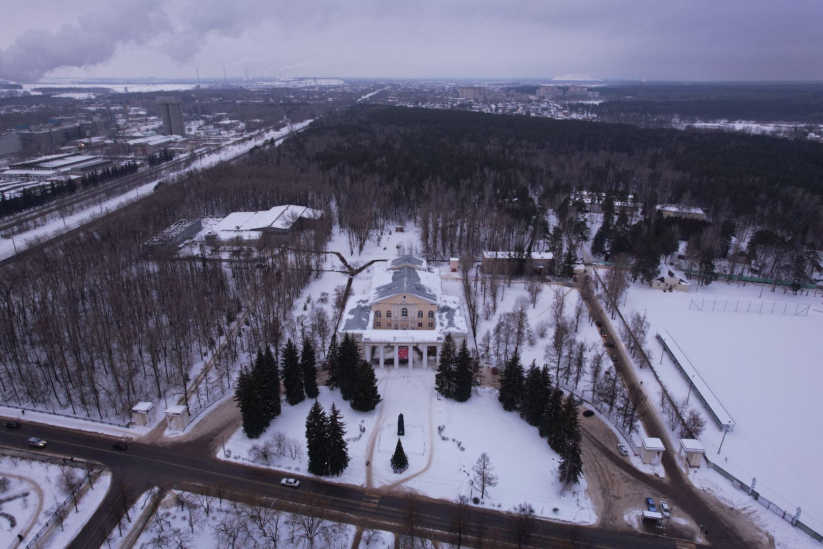 видео с коптера, дк, цементник,