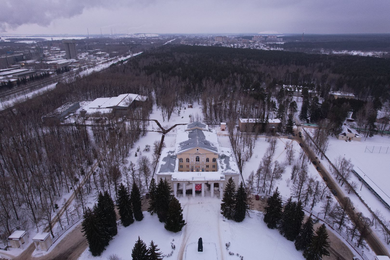 видео с коптера, дк, цементник,