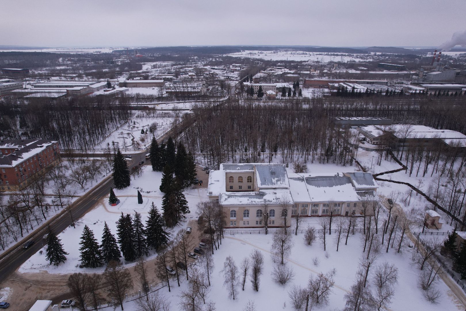 видео с коптера, дк, цементник,