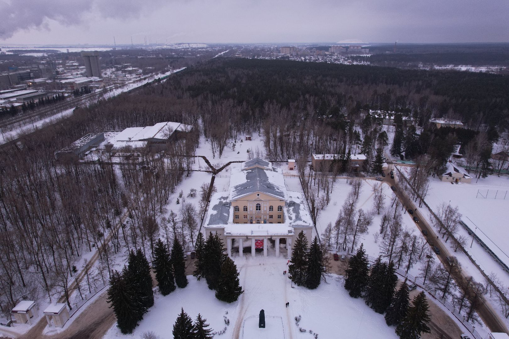 видео с коптера, дк, цементник,